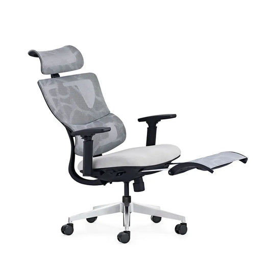 JMT-905546 Ergonomic Mesh Computer Chair with Adjustable 3D Headrest and Footrest