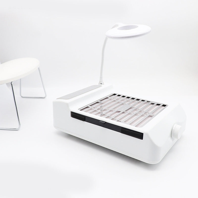 JMT-905546 Rechargeable Nail Vacuum Cleaner with Integrated Fan for Dust-Free Nail Art