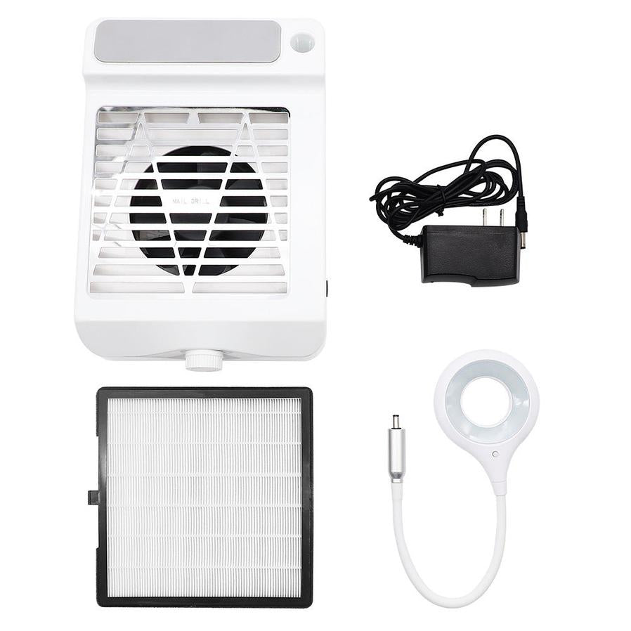 JMT-905546 Rechargeable Nail Vacuum Cleaner with Integrated Fan for Dust-Free Nail Art