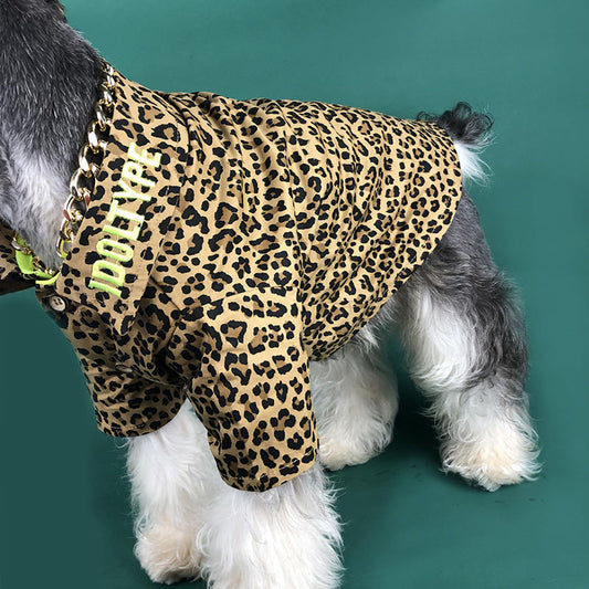 JMT-905866 Striped Cotton School Uniform Shirt for Small Dogs - Sizes S to XXL Available