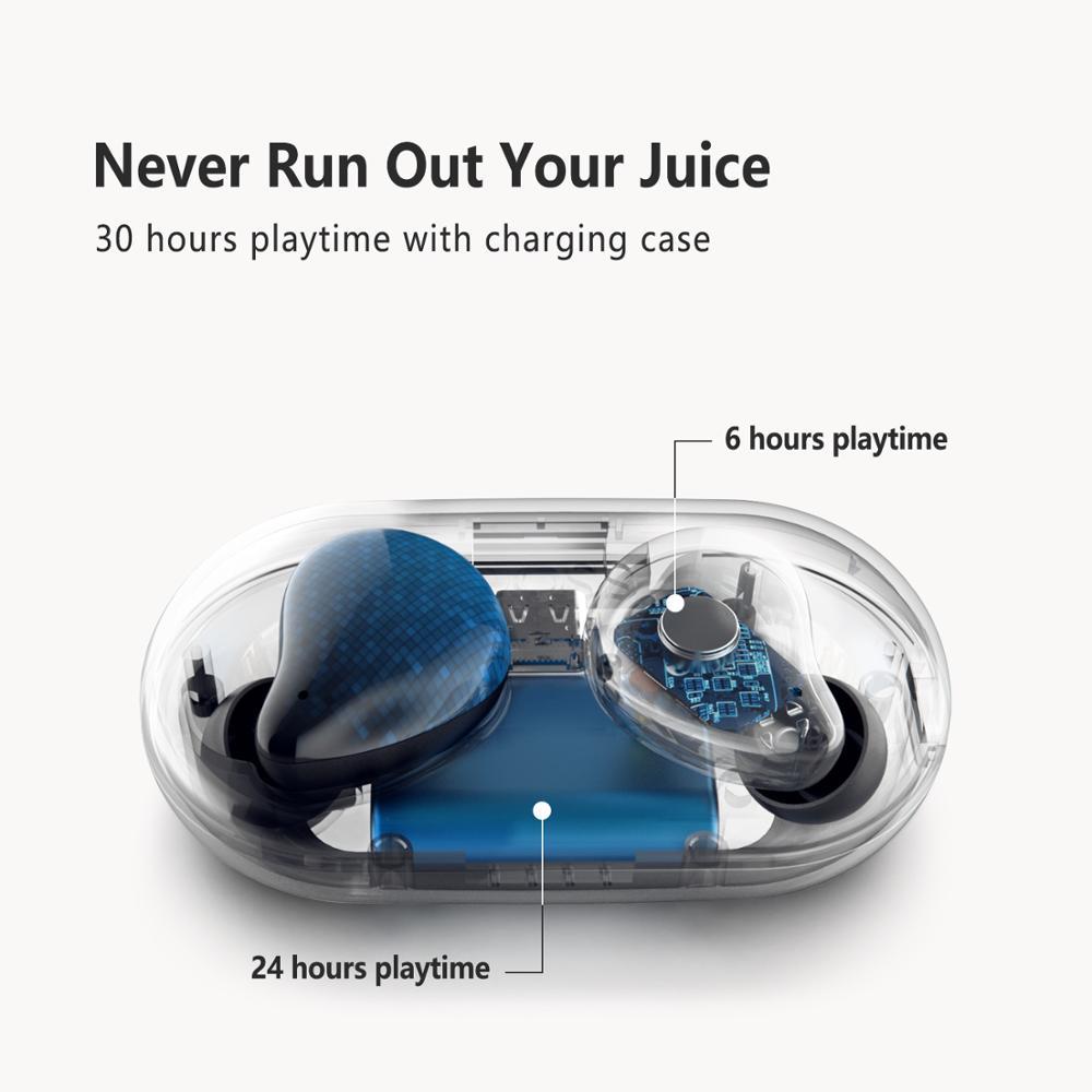 JMT-906378 T33TWS Wireless Bluetooth Sports Headset with Charging Case