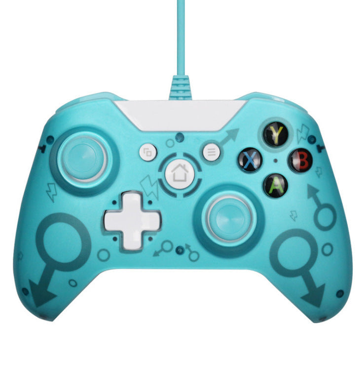 JMT-906698 Wired Game Controller for Xbox One and PC with 2M Cable and Enhanced Button Layout
