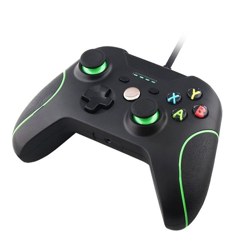 JMT-906698 Wired Game Controller for Xbox One and PC with 2M Cable and Enhanced Button Layout