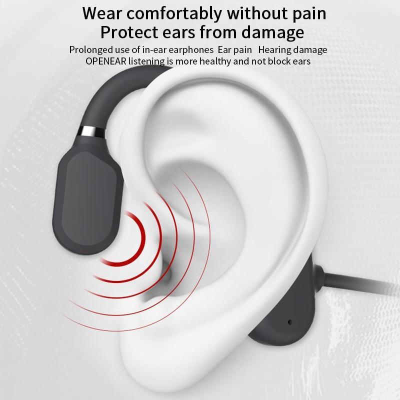 JMT-906890 Bone Conduction Bluetooth Headset with IPX6 Waterproof Rating and 5 Hours Playtime