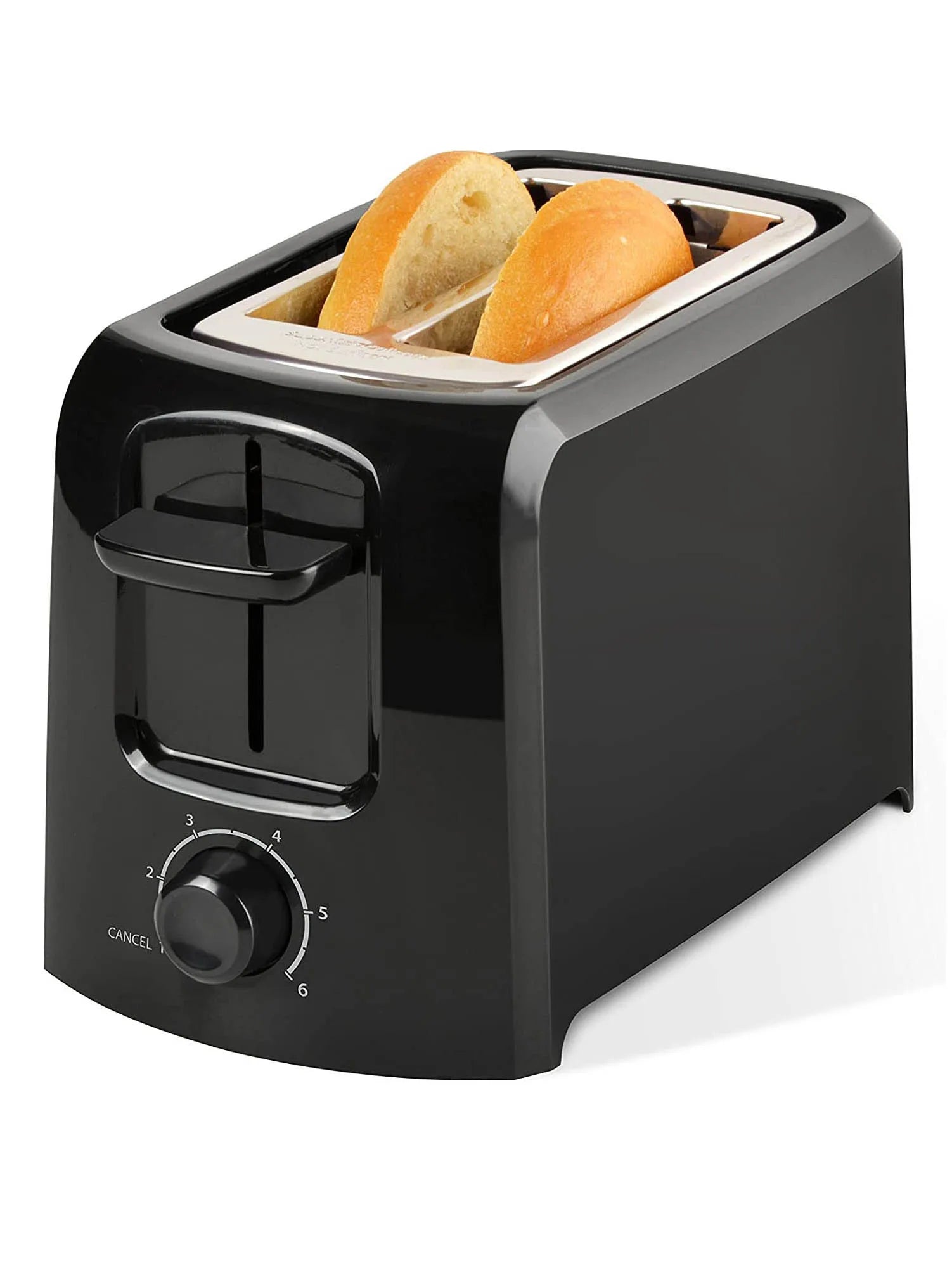 JMT-907338 2-Slice Toaster with Wide Slot and Hinged Crumb Tray
