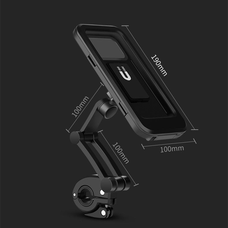 JMT-907402 Fully Enclosed Waterproof Shockproof Mobile Phone Holder for Devices Up to 7 Inches