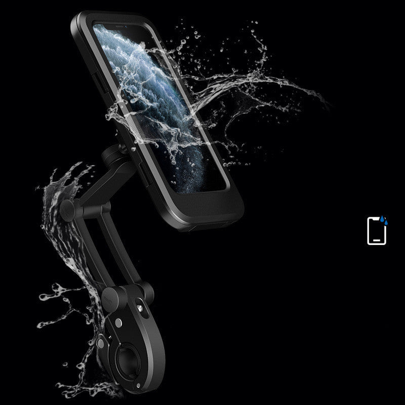 JMT-907402 Fully Enclosed Waterproof Shockproof Mobile Phone Holder for Devices Up to 7 Inches