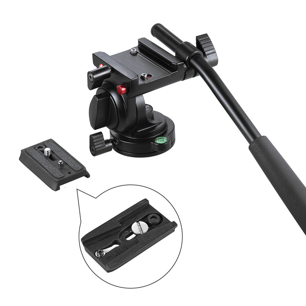 JMT-907722 Lightweight Aluminum Alloy Tripod for SLR Cameras and DV with Quick Release Plate and 360-Degree Rotation