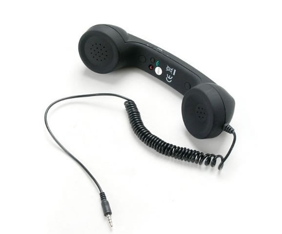 JMT-907722 Retro Portable Anti-Radiation Handset with Microphone - Reduces Mobile Phone Radiation by 96%