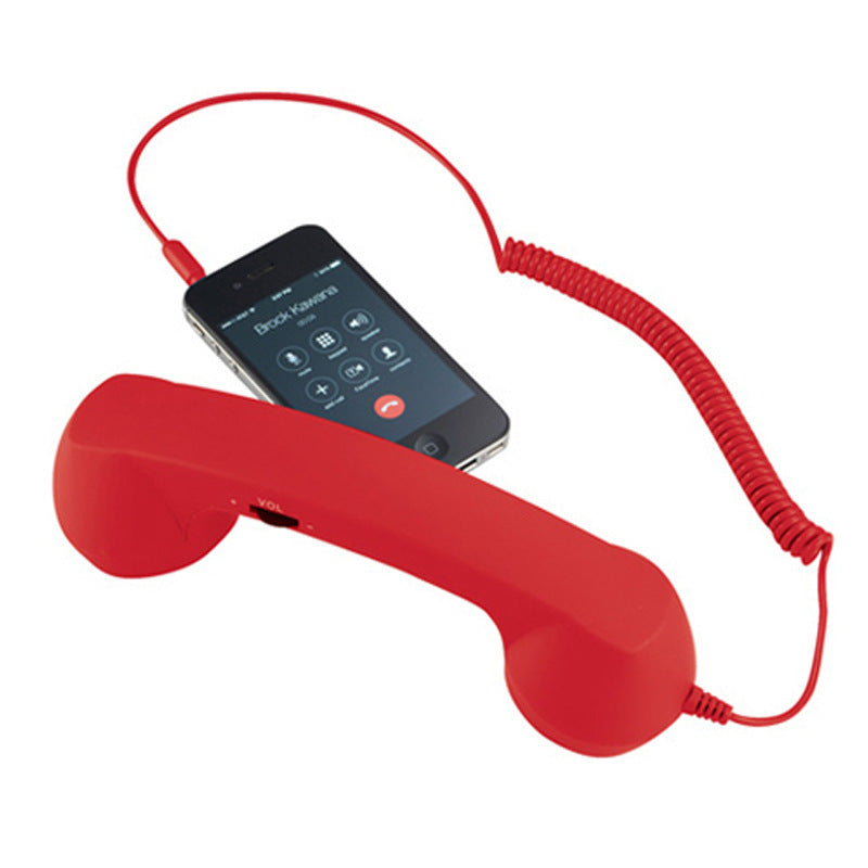 JMT-907722 Retro Portable Anti-Radiation Handset with Microphone - Reduces Mobile Phone Radiation by 96%