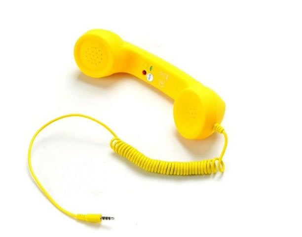 JMT-907722 Retro Portable Anti-Radiation Handset with Microphone - Reduces Mobile Phone Radiation by 96%
