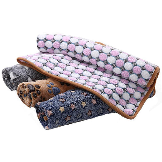 JMT-907850 Cozy Flannel Pet Blanket in Various Colors and Sizes