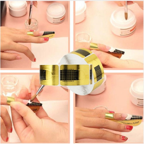 JMT-907850 Crystal Nail Design Tray for Easy Fingertip Application - 500 Pieces per Roll