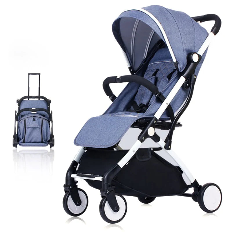 JMT-908554 Luxury Foldable Baby Stroller Compact Lightweight Aluminium Pushchair for Travel