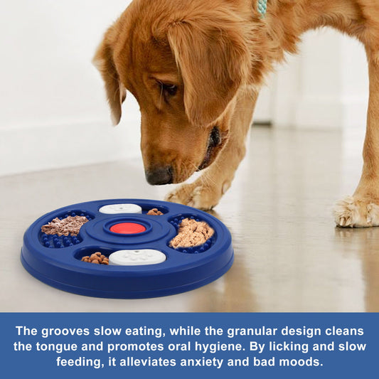 JMT-908682 Suction Dog Licking Plate for Training and Stimulation - 23.5cm x 23.5cm x 4.5cm