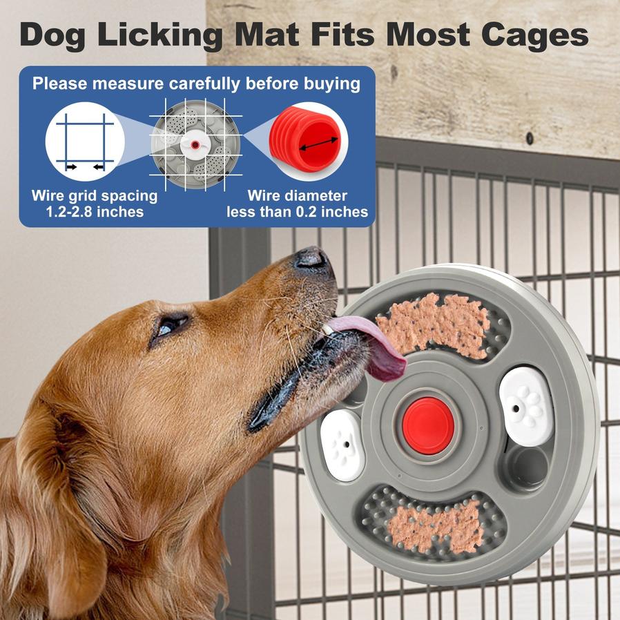 JMT-908682 Suction Dog Licking Plate for Training and Stimulation - 23.5cm x 23.5cm x 4.5cm