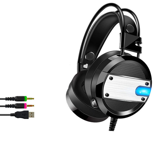 JMT-908682 Wired Over-Ear Headset with Subwoofer and Microphone for Gaming and Multimedia