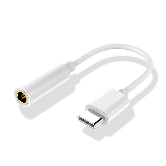 JMT-908874 TYPE-C to 3.5mm Audio Adapter Cable, 10cm Length, High-Purity Oxygen-Free Copper