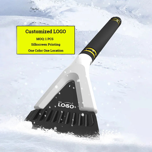 JMT-909322 Custom Logo ABS EVA Foam Non-Slip Ice and Snow Shovel for Car and Truck Windshield Cleaning