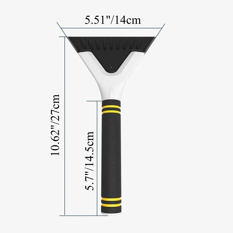 JMT-909322 Custom Logo ABS EVA Foam Non-Slip Ice and Snow Shovel for Car and Truck Windshield Cleaning