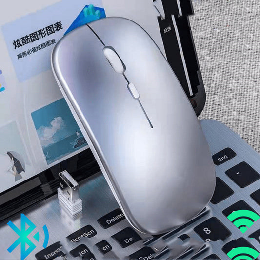 JMT-909322 Ultra-Thin Ergonomic Wireless Mouse with Rechargeable Luminous Features and Adjustable DPI