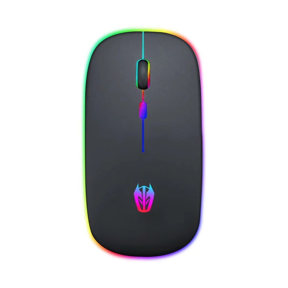 JMT-909322 Ultra-Thin Ergonomic Wireless Mouse with Rechargeable Luminous Features and Adjustable DPI