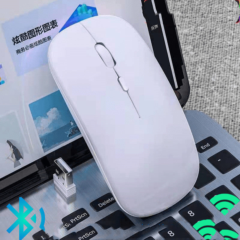 JMT-909322 Ultra-Thin Ergonomic Wireless Mouse with Rechargeable Luminous Features and Adjustable DPI