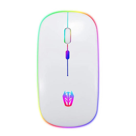 JMT-909322 Ultra-Thin Ergonomic Wireless Mouse with Rechargeable Luminous Features and Adjustable DPI