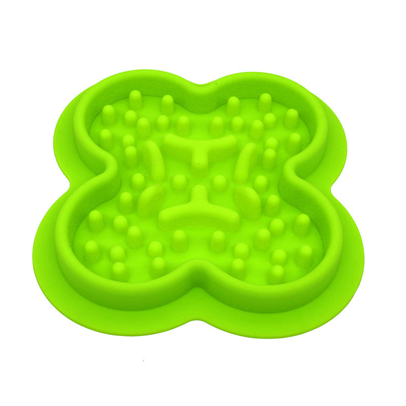 JMT-909514 Silicone Nonslip Pet Licking Mat for Dogs and Cats - Slow Feed Dispensing Placemat