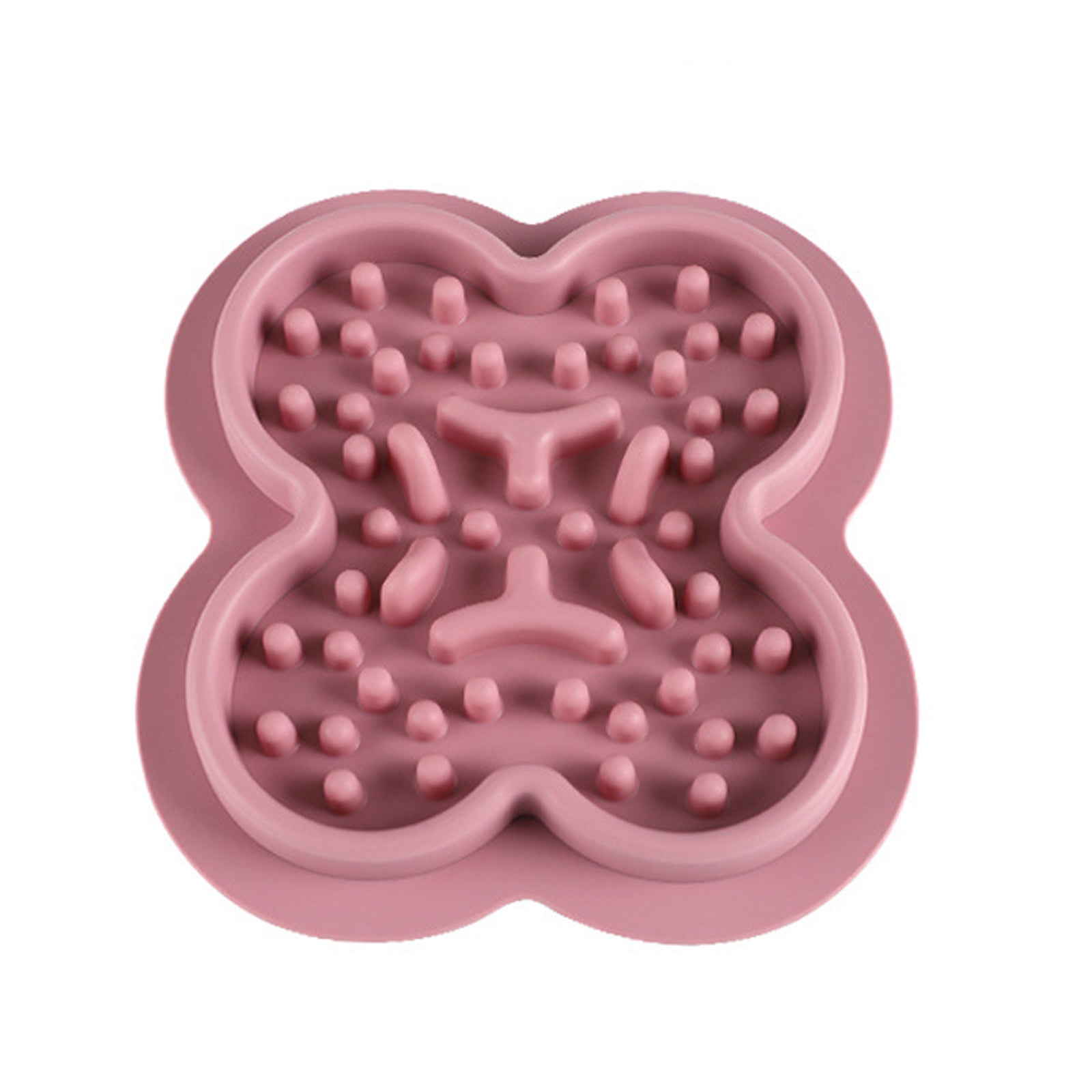 JMT-909514 Silicone Nonslip Pet Licking Mat for Dogs and Cats - Slow Feed Dispensing Placemat