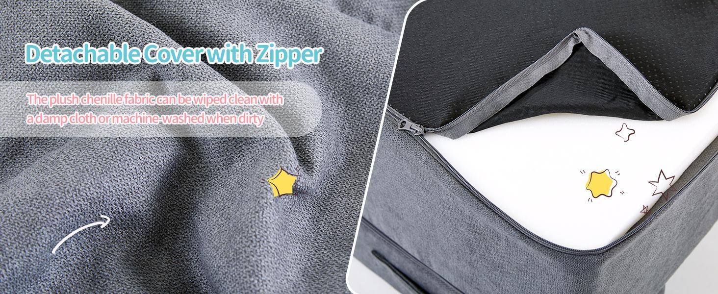 JMT-909706 Non-Slip Foam Pet Steps for Easy Access to Beds and Sofas - 3, 4, or 5-Step Options Available