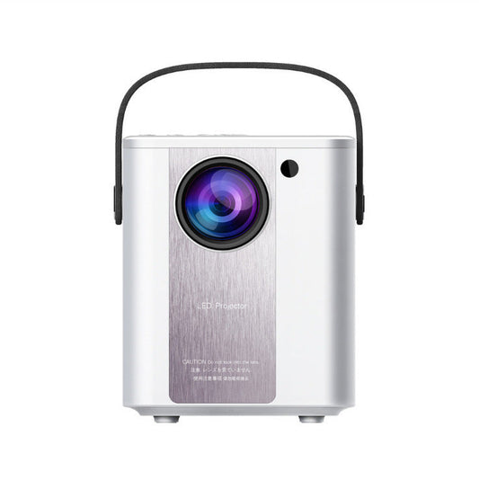 JMT-909706 Portable Mini HD Projector with Same Screen Functionality - Black & White Editions Available
