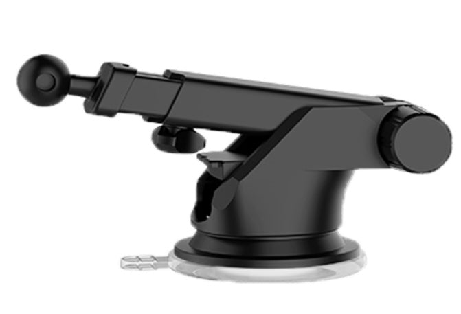 JMT-909706 Universal Car Suction Cup Mobile Phone Holder with Multiple Mounting Options
