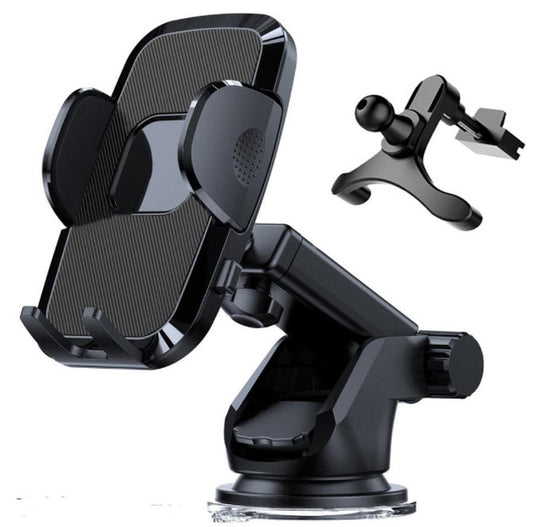 JMT-909706 Universal Car Suction Cup Mobile Phone Holder with Multiple Mounting Options