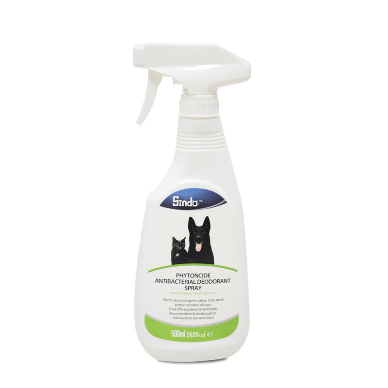 JMT-909770 Antibacterial Odor Neutralizer for Pets with Lemon Green Tea Extract - 500ml