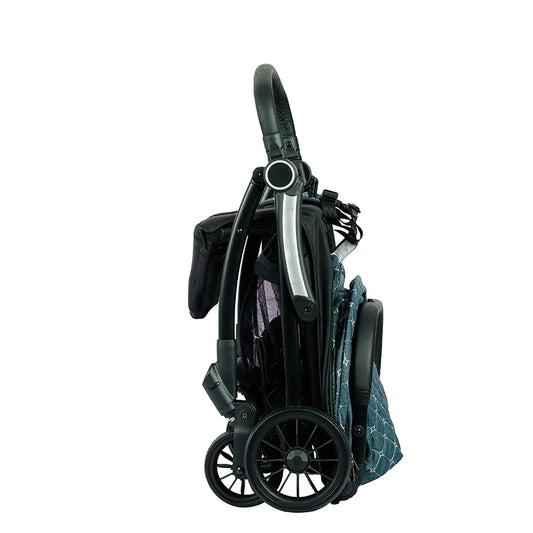 JMT-909834 Adjustable Baby Stroller with Five-Point Safety Harness and One-Click Folding Mechanism