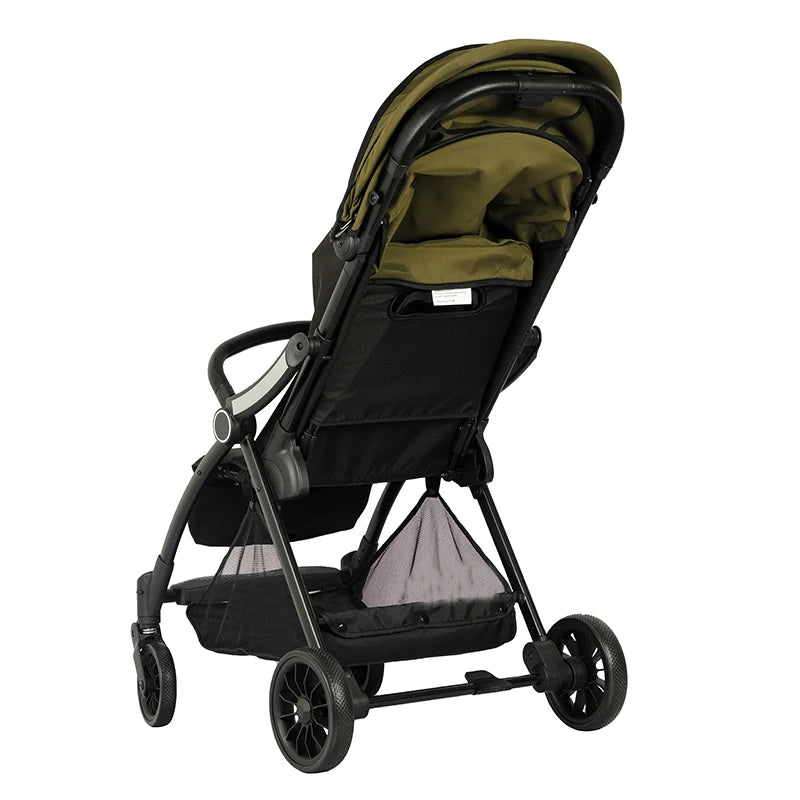 JMT-909834 Adjustable Baby Stroller with Five-Point Safety Harness and One-Click Folding Mechanism
