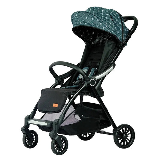 JMT-909834 Adjustable Baby Stroller with Five-Point Safety Harness and One-Click Folding Mechanism