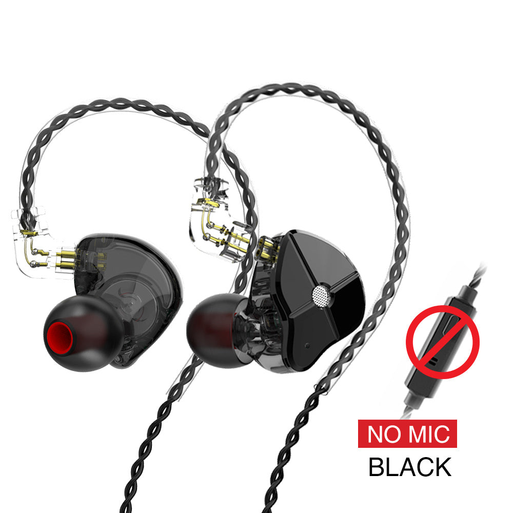 JMT-909834 TRN ST1 In-Ear Earphones with Hybrid Driver, Microphone Optional, 3.5mm Connector, 1.2m Cable Length