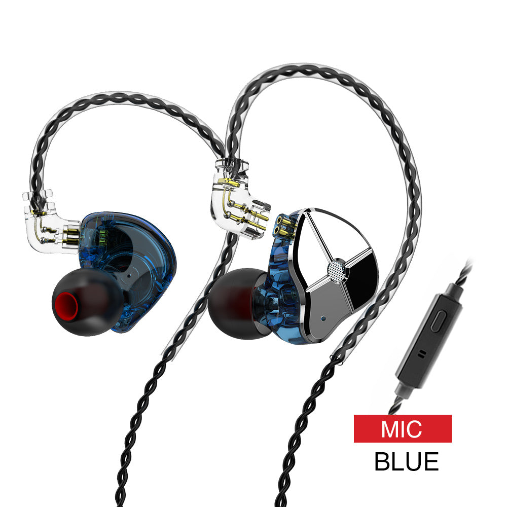 JMT-909834 TRN ST1 In-Ear Earphones with Hybrid Driver, Microphone Optional, 3.5mm Connector, 1.2m Cable Length