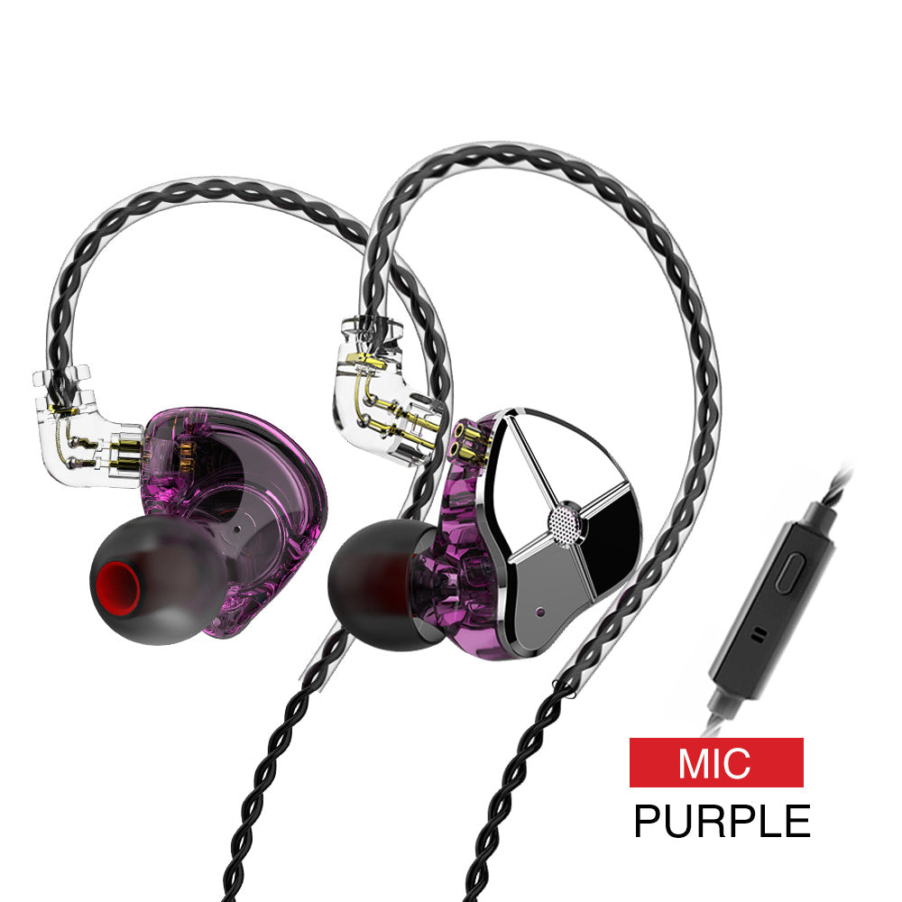 JMT-909834 TRN ST1 In-Ear Earphones with Hybrid Driver, Microphone Optional, 3.5mm Connector, 1.2m Cable Length