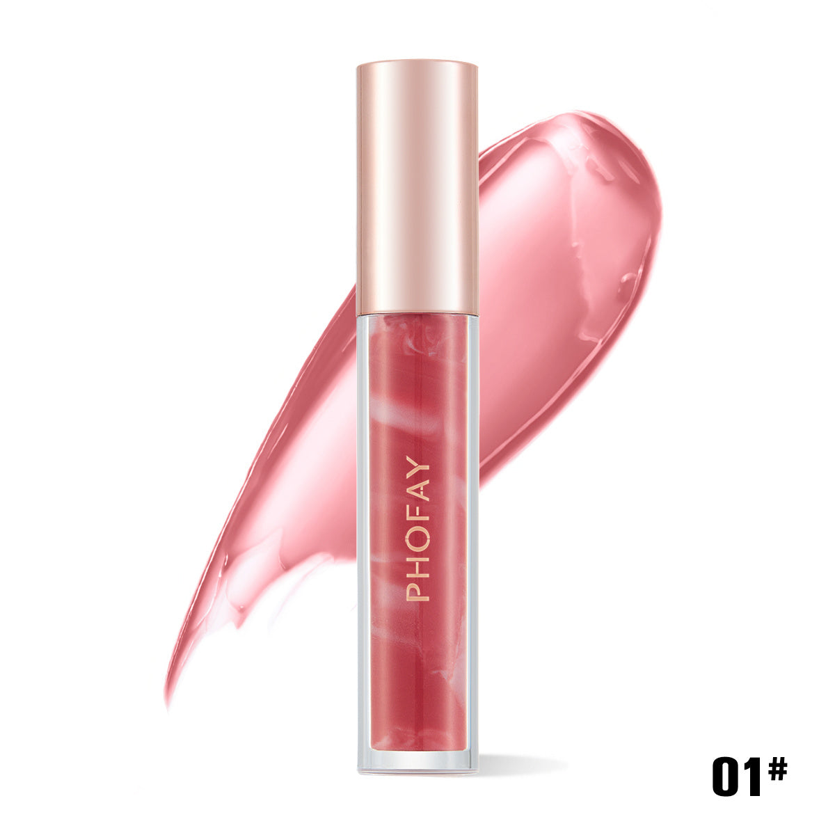 JMT-909962 Hydrating Rose Blooming Lip Gloss for Smooth and Moisturized Lips - 3.8 ML