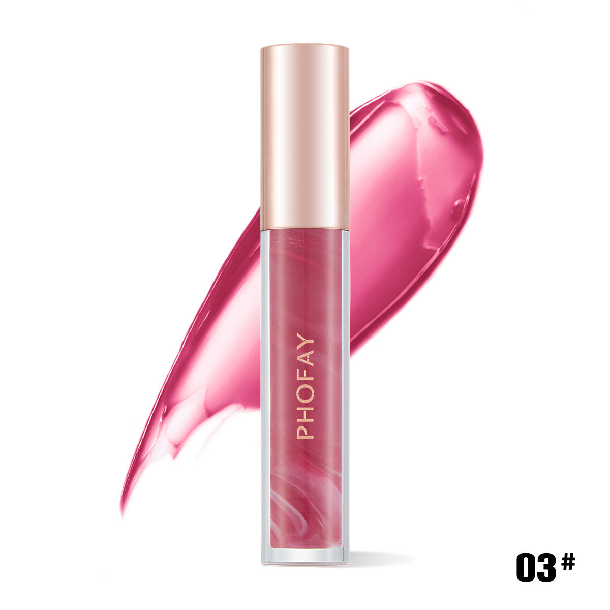 JMT-909962 Hydrating Rose Blooming Lip Gloss for Smooth and Moisturized Lips - 3.8 ML