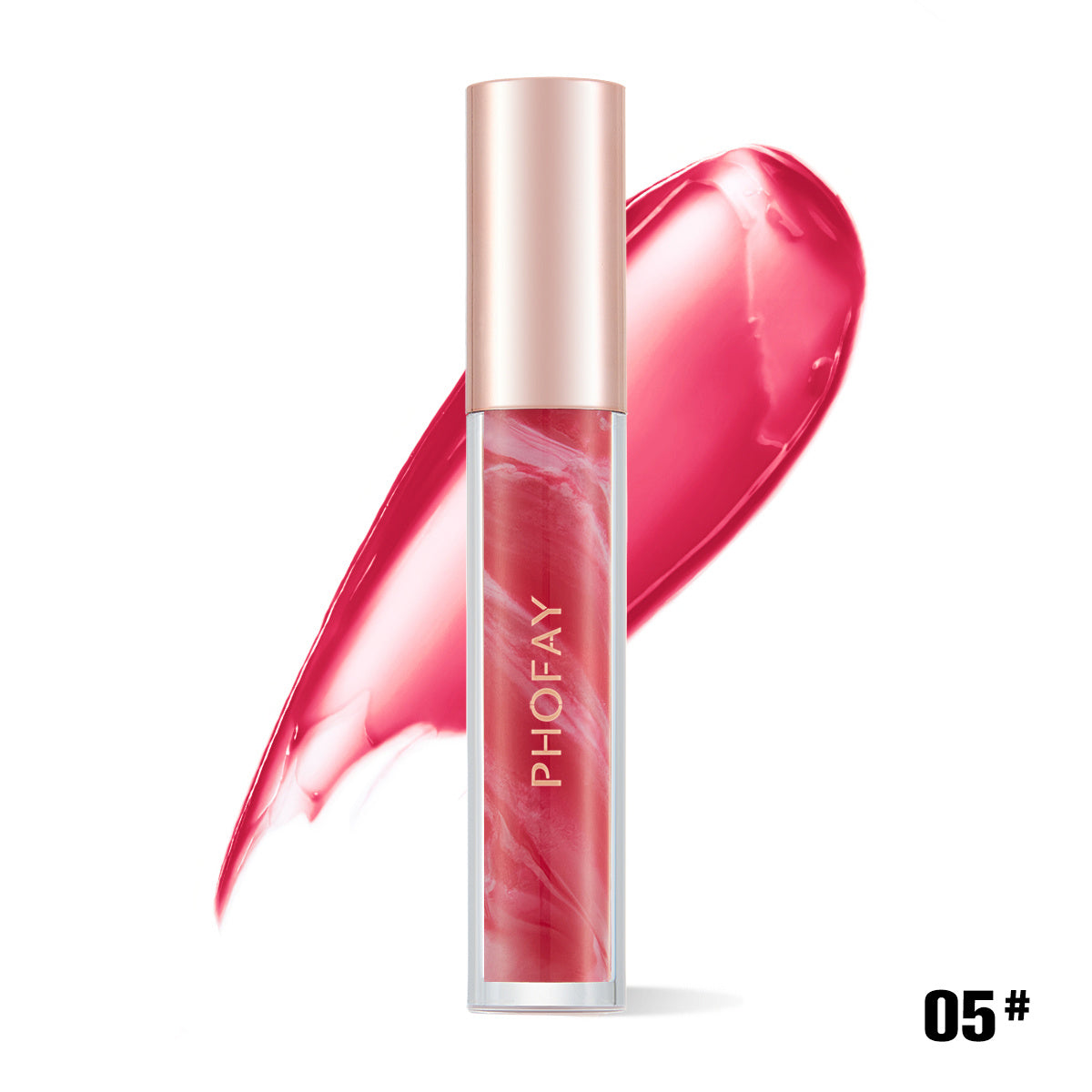 JMT-909962 Hydrating Rose Blooming Lip Gloss for Smooth and Moisturized Lips - 3.8 ML