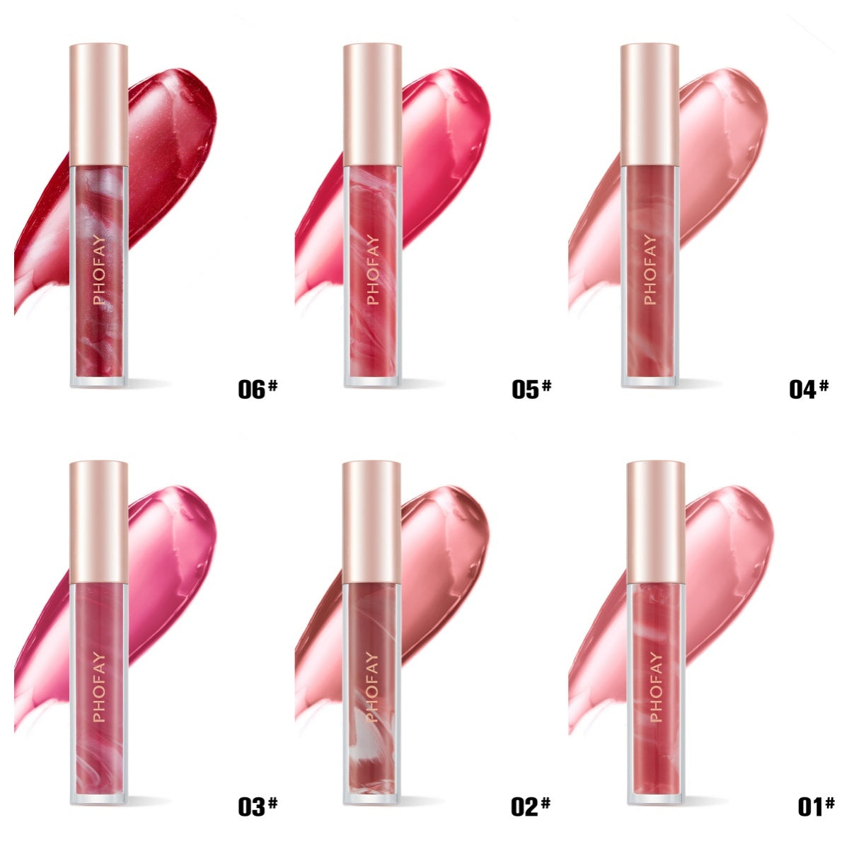 JMT-909962 Hydrating Rose Blooming Lip Gloss for Smooth and Moisturized Lips - 3.8 ML
