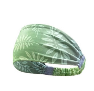 JMT-910218 Printed Bouquet Elastic Sports Headband for Yoga and Fitness