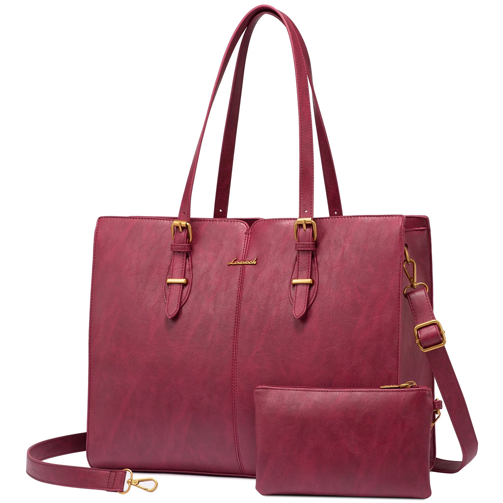 JMT-910666 Elegant PU Leather Handbag Set for Women - Multi-Purpose Shoulder and Crossbody Design