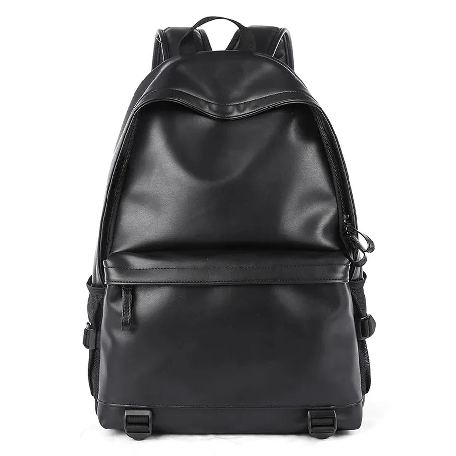 JMT-910666 Professional PU Leather Laptop Rucksack for Men - 15.6 Inch Business and Travel Backpack