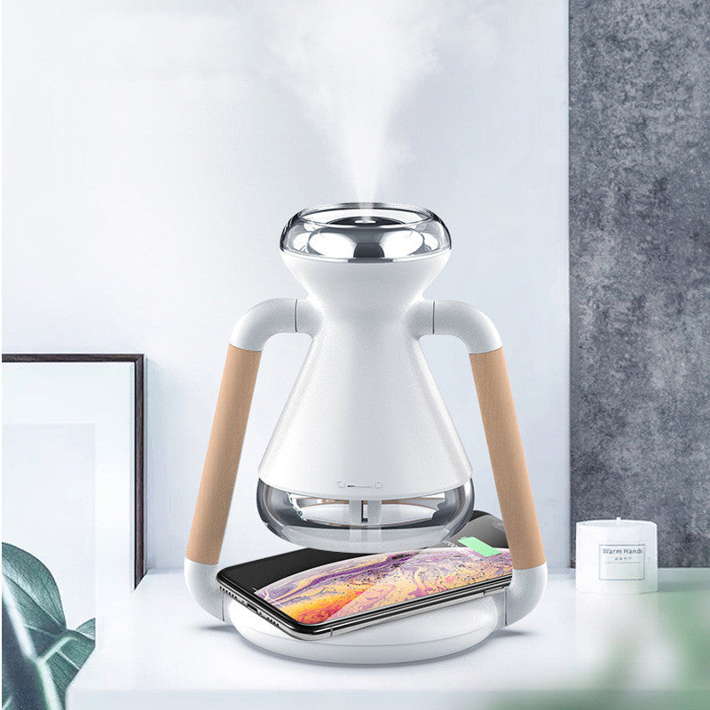 JMT-910986 Compact Wireless Mini Humidifier for Mobile Phone Charging - Model PJS-1A, USB Powered