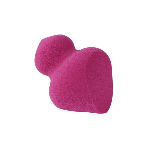 JMT-911114 Hydrophilic Polyurethane Multi-shape Wet and Dry Powder Puff - Rose Red, 40x60mm
